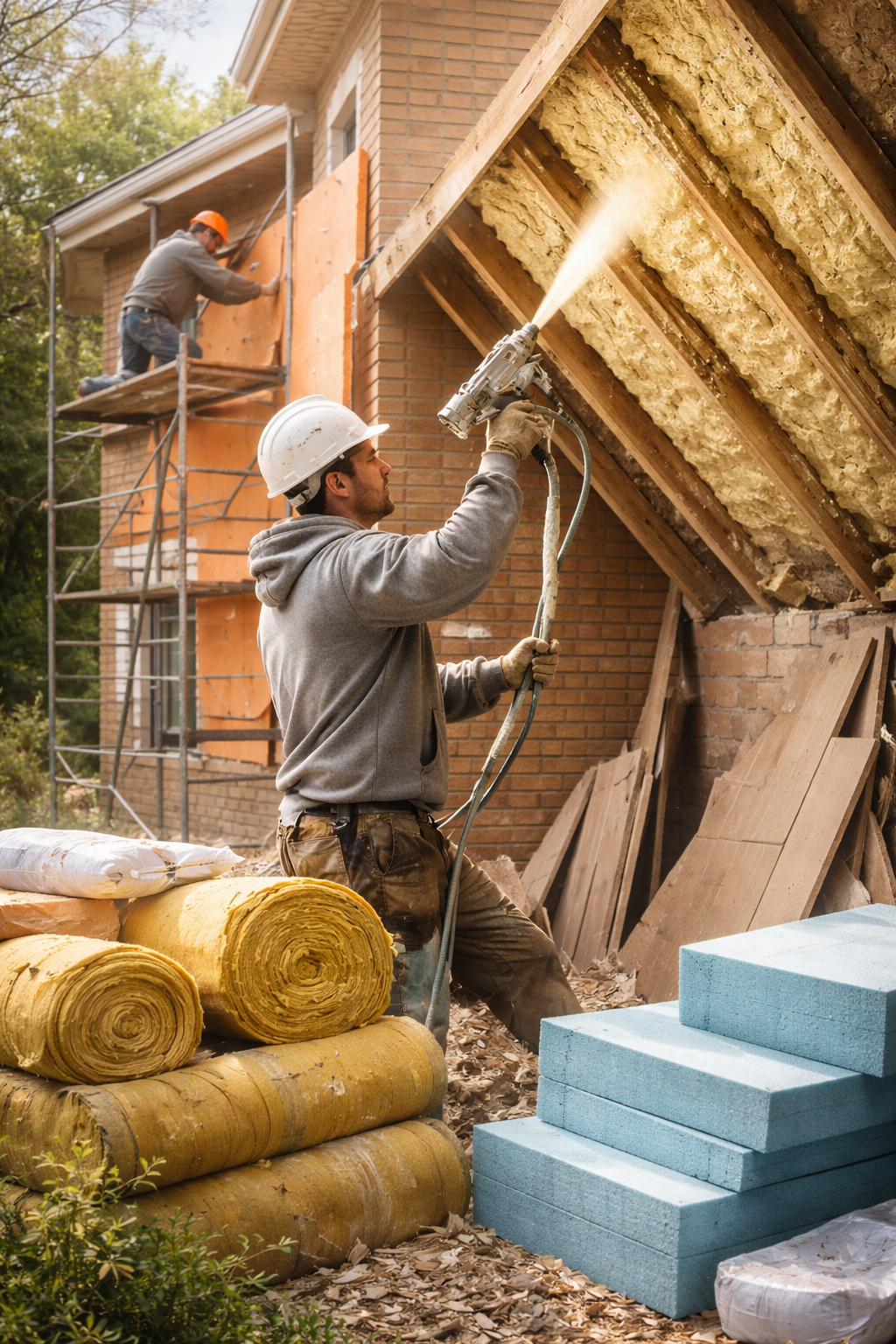 Утепление домов в Ставрополе под ключ от 4361 руб/м2 | Профессионально — ТепломастерСтв
