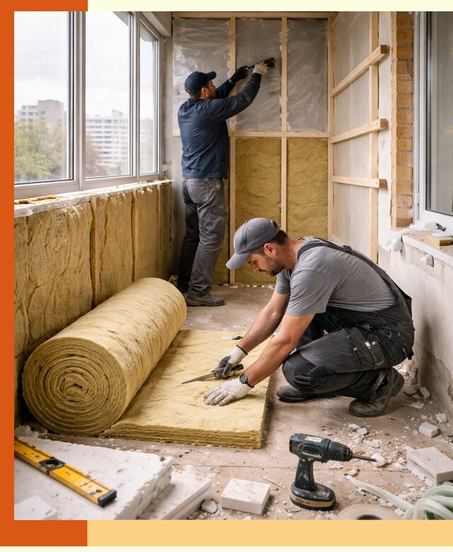 Утепление балкона под ключ в Ставрополе качественно и быстро