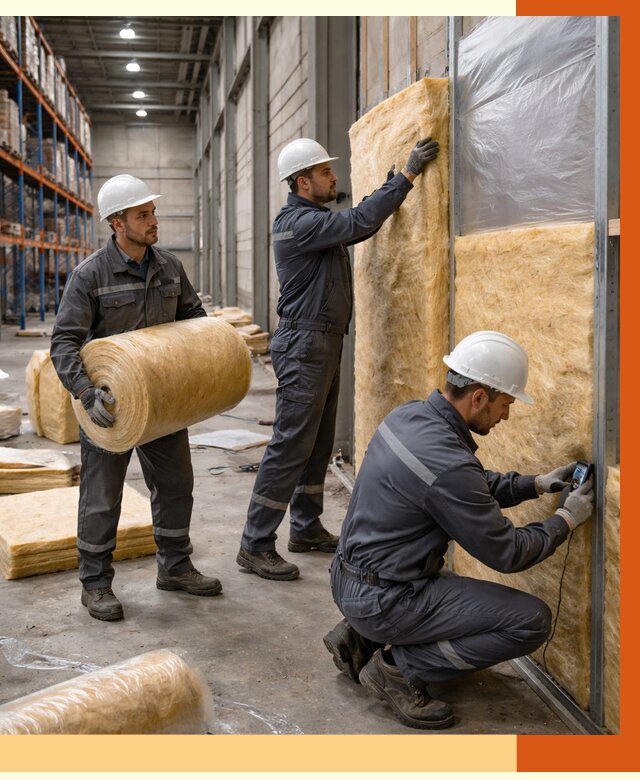 Утепление логистического центра в Ставрополе от 4673 руб/м² под ключ | ТепломастерСтв