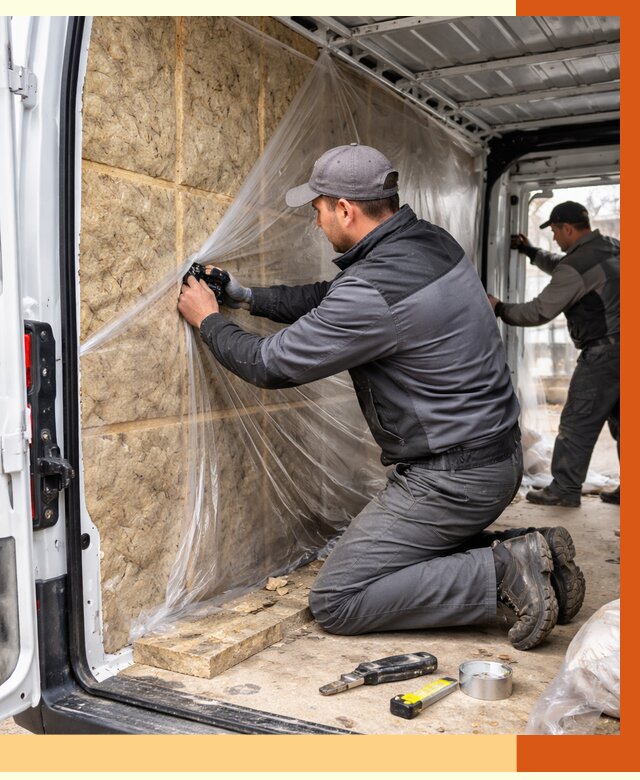 Утепление фургона в Ставрополе от 17134 руб/м2 — утепление фургона ППУ и кузова | ТепломастерСтв