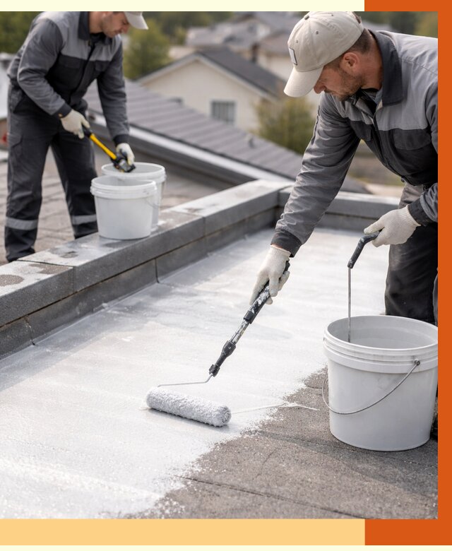 Утепление кровли жидкой теплоизоляцией в Ставрополе от 2233 руб./м2 | ТепломастерСтв