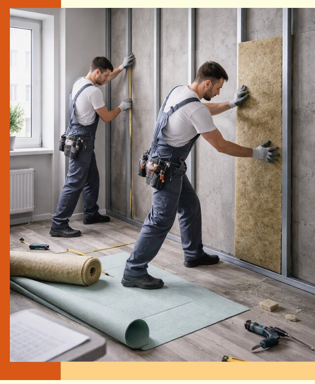 Шумоизоляция квартиры под ключ в Ставрополе — профессионально и гарантированно