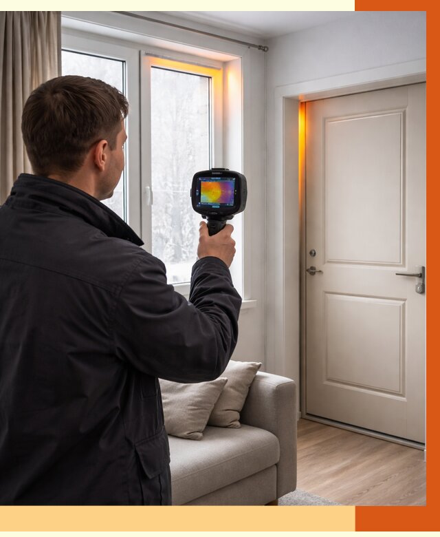 Тепловизионное обследование окон и дверей в Ставрополе от 4673 руб. | ТепломастерСтв